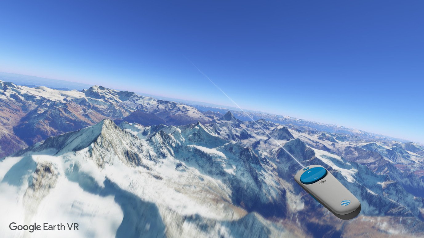 Virtual walks with Google Earth VR