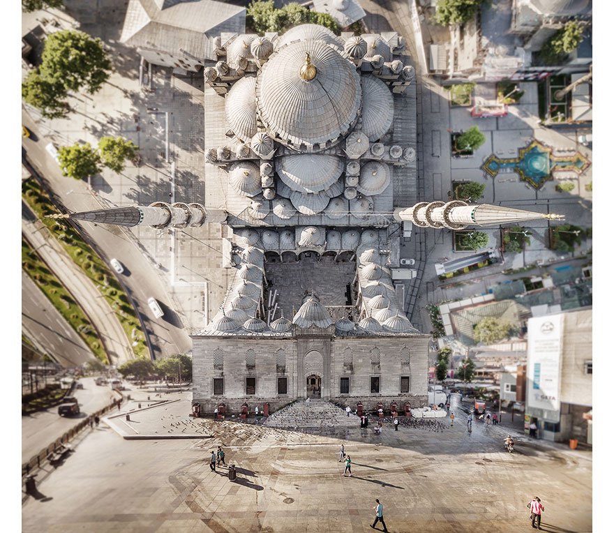 Surrealistic Istanbul in the Flatland photo project
