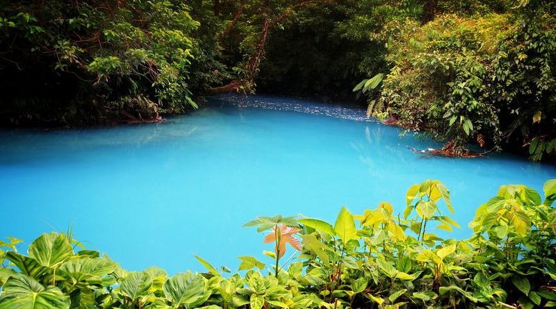 The Blue River of Rio Celeste