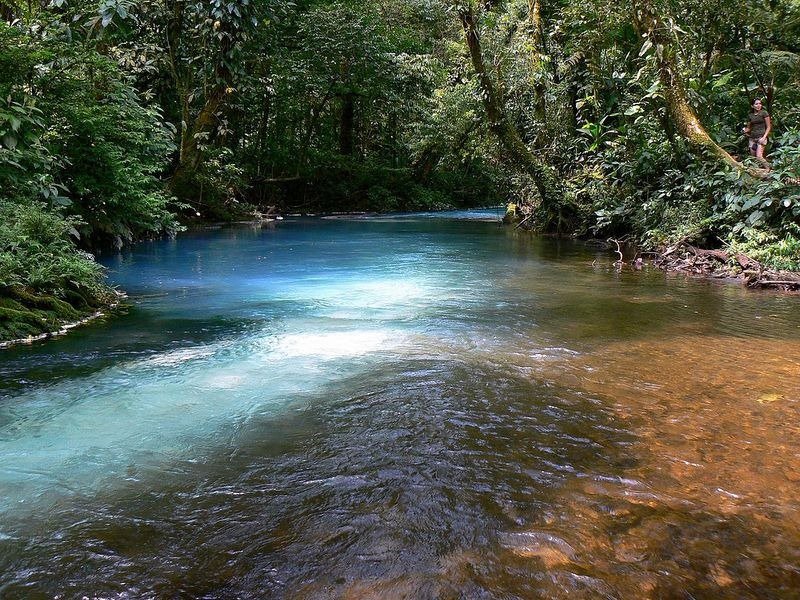 The Blue River of Rio Celeste