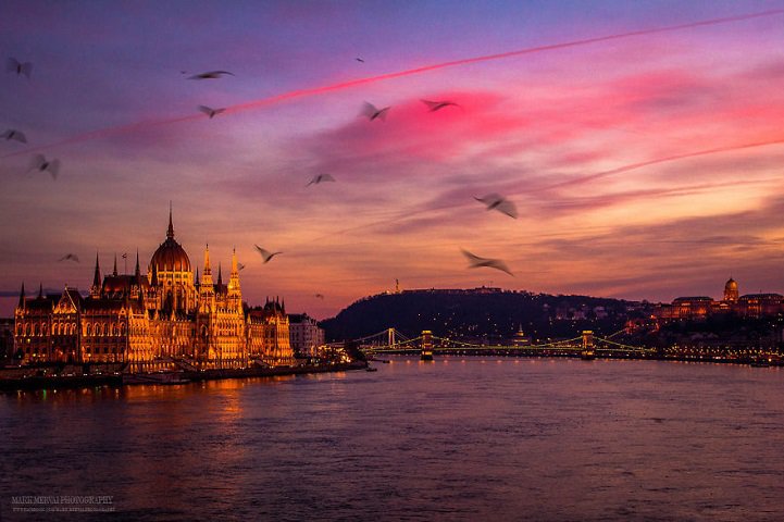 Budapest: dawns ... sunsets ...