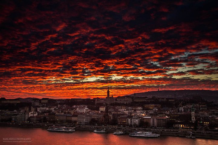 Budapest: dawns ... sunsets ...