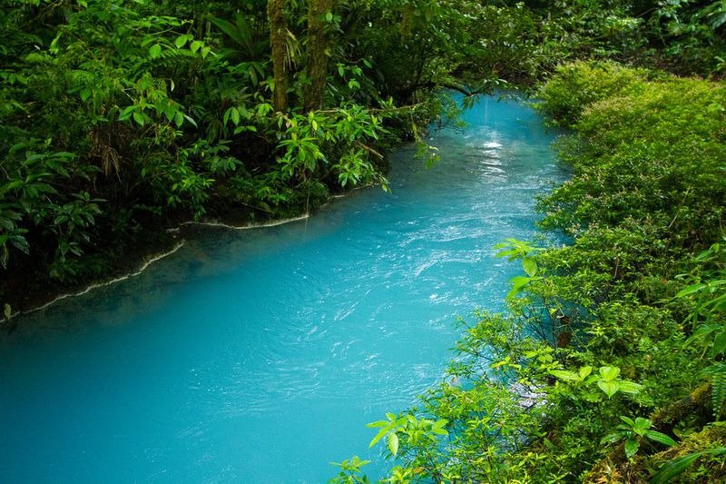 The Blue River of Rio Celeste