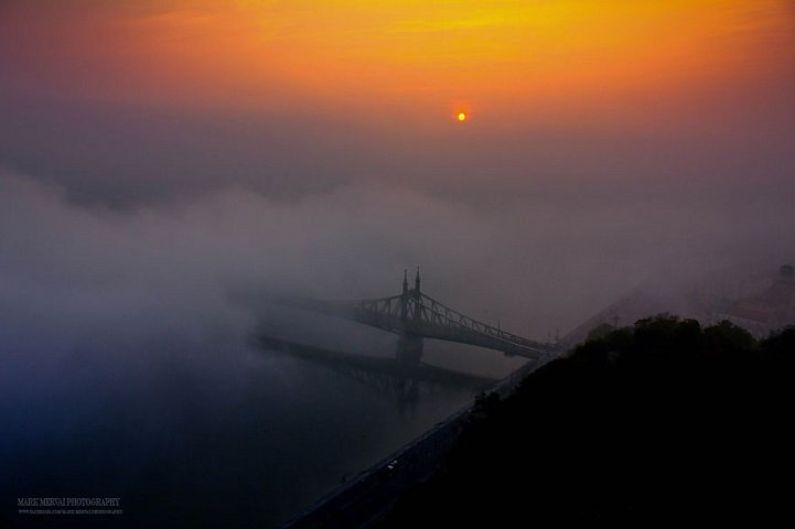 Budapest: sunrises ... sunsets ...