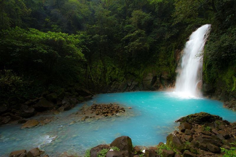 The Blue River of Rio Celeste