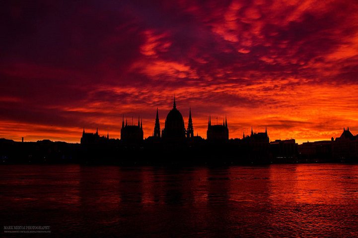 Budapest: sunrises ... sunsets ...