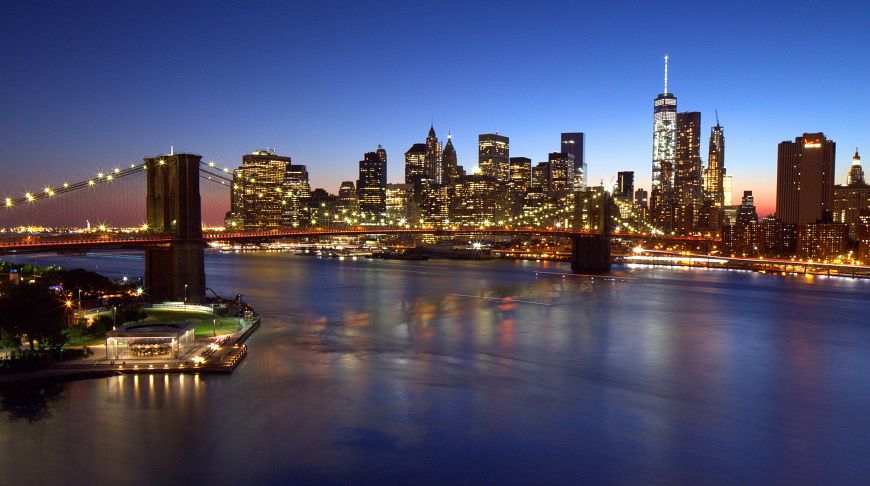 Look here: TOP-10 of the most beautiful views of New York