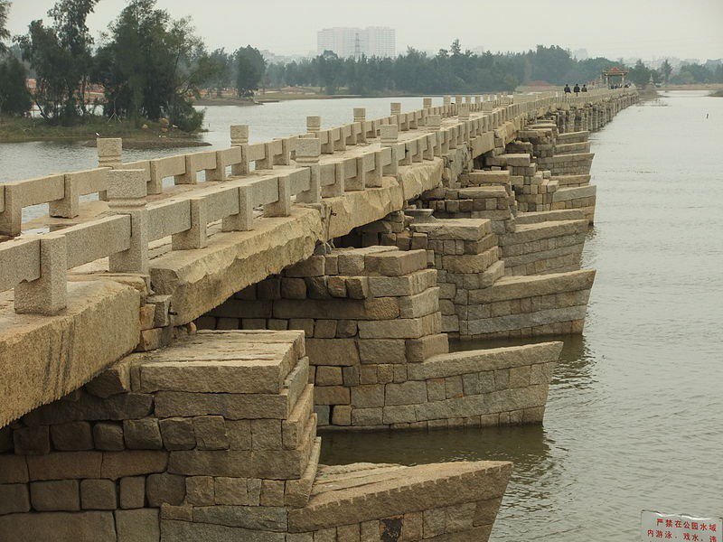 Anpin is the longest ancient bridge in the world