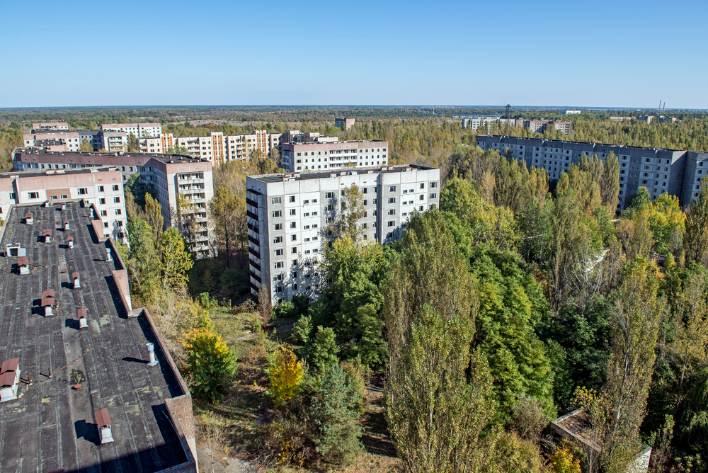 Чернобыль 30 лет спустя: снимки городов, застывших во времени