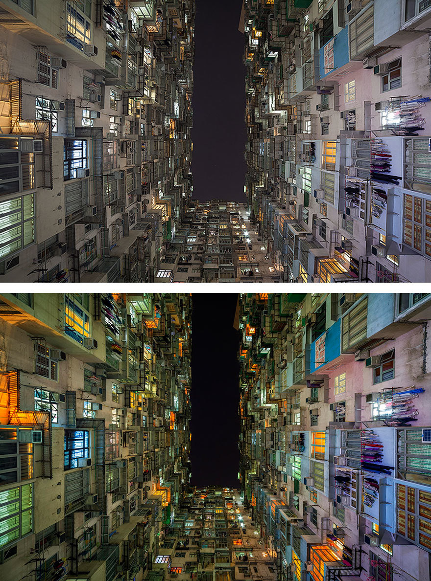 13 photos of how the famous places look before and after processing in Photoshop