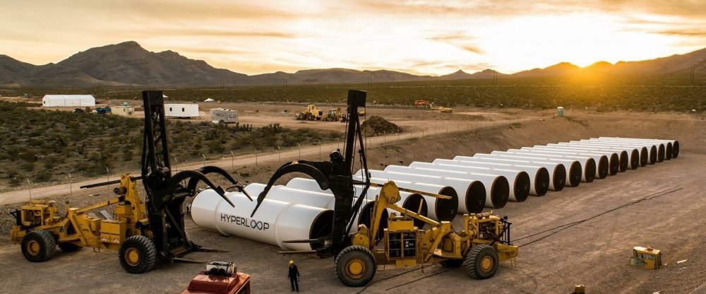 The first Hyperloop test