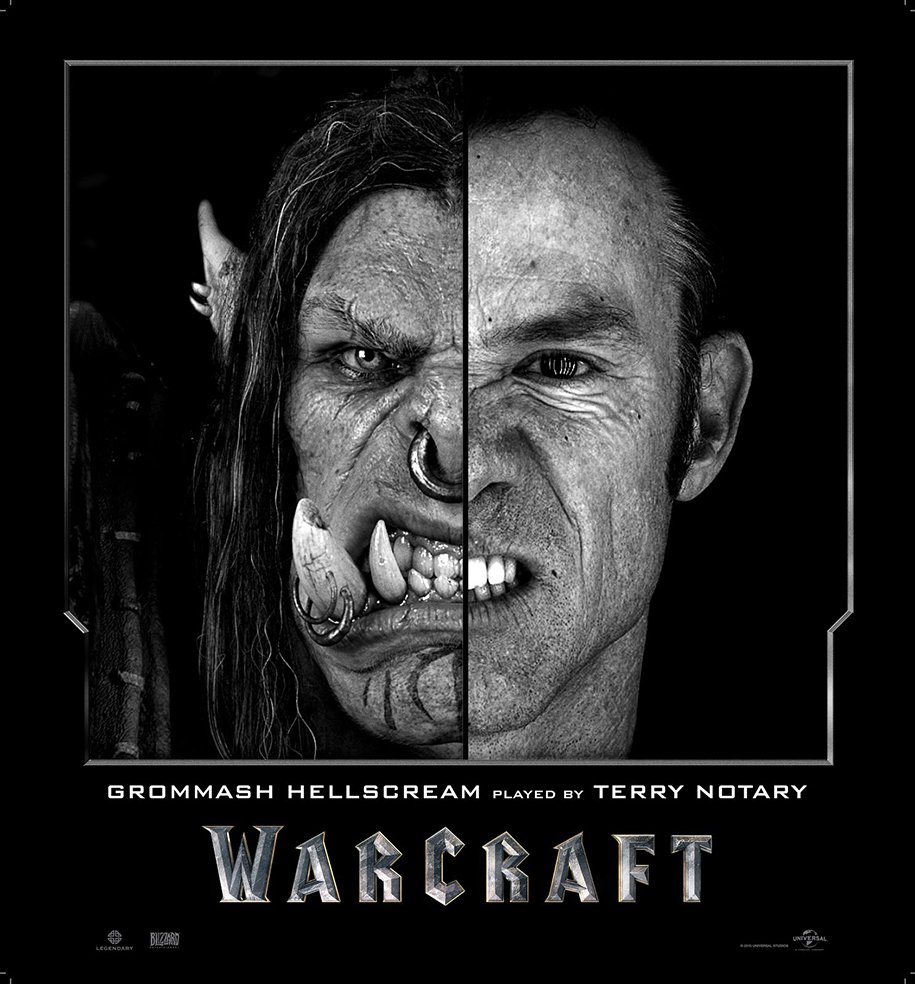 Актори фільму Warcraft до і після цифрової обробки