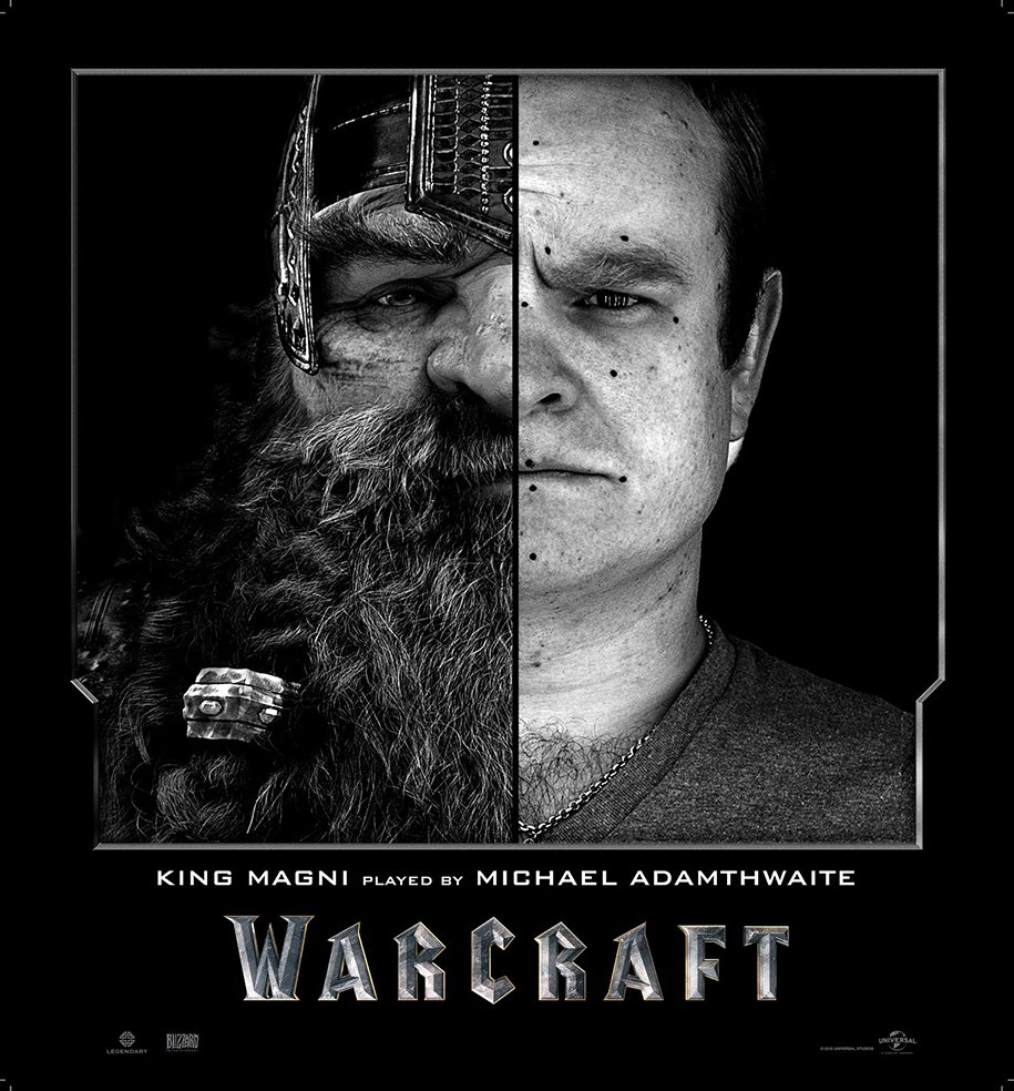 Актори фільму Warcraft до і після цифрової обробки