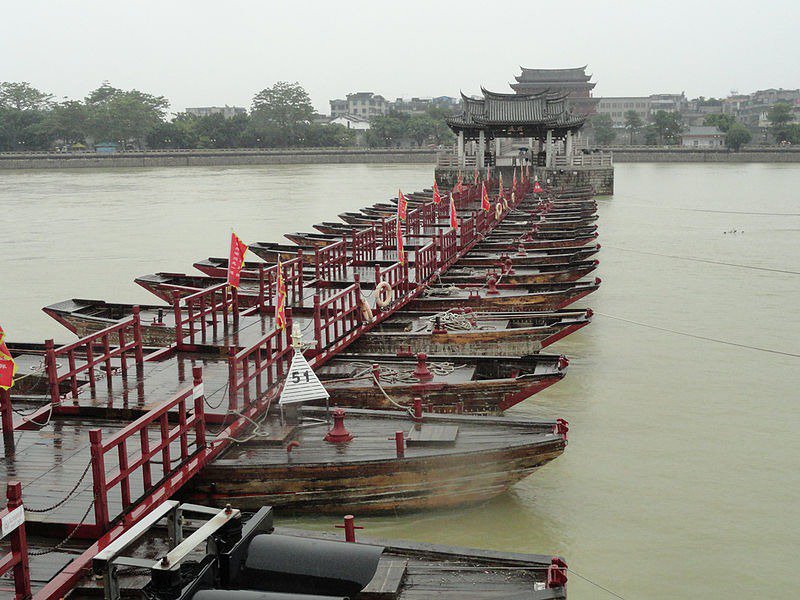 Ancient Floating Bridge of Guangzi 