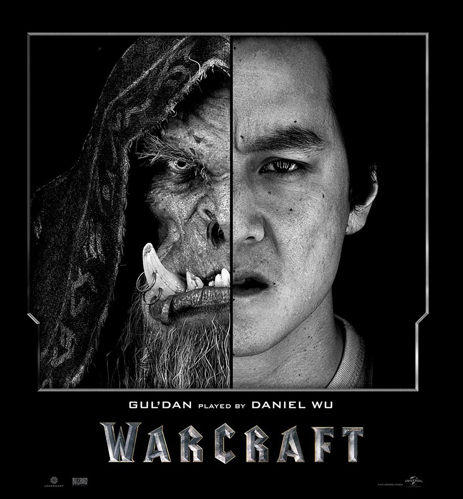 Актеры фильма Warcraft до и после цифровой обработки