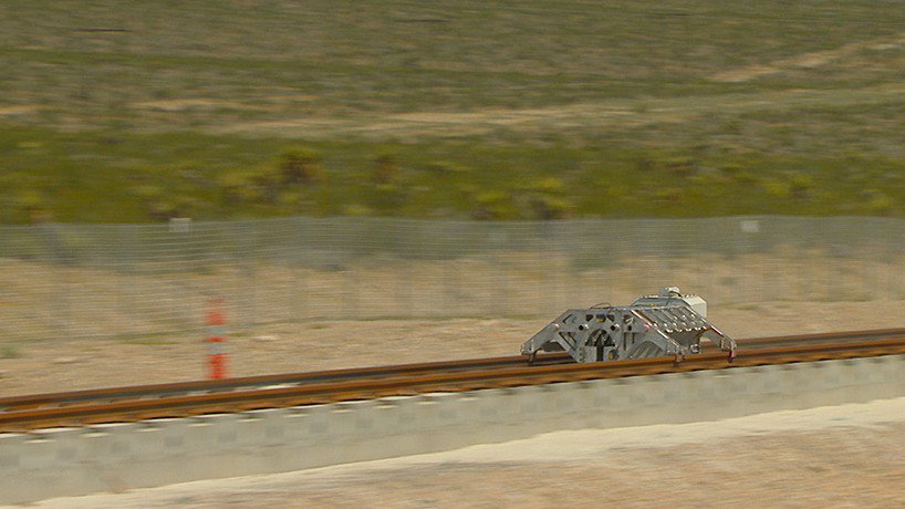 The first Hyperloop test