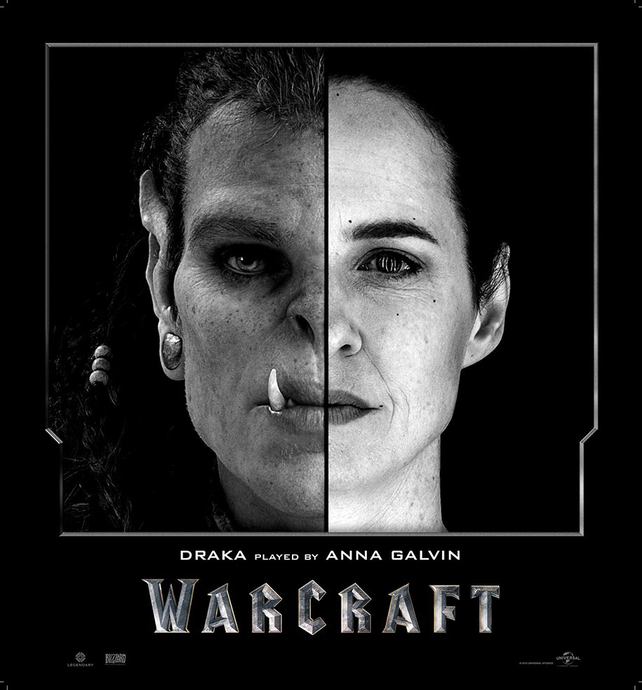 Актори фільму Warcraft до і після цифрової обробки