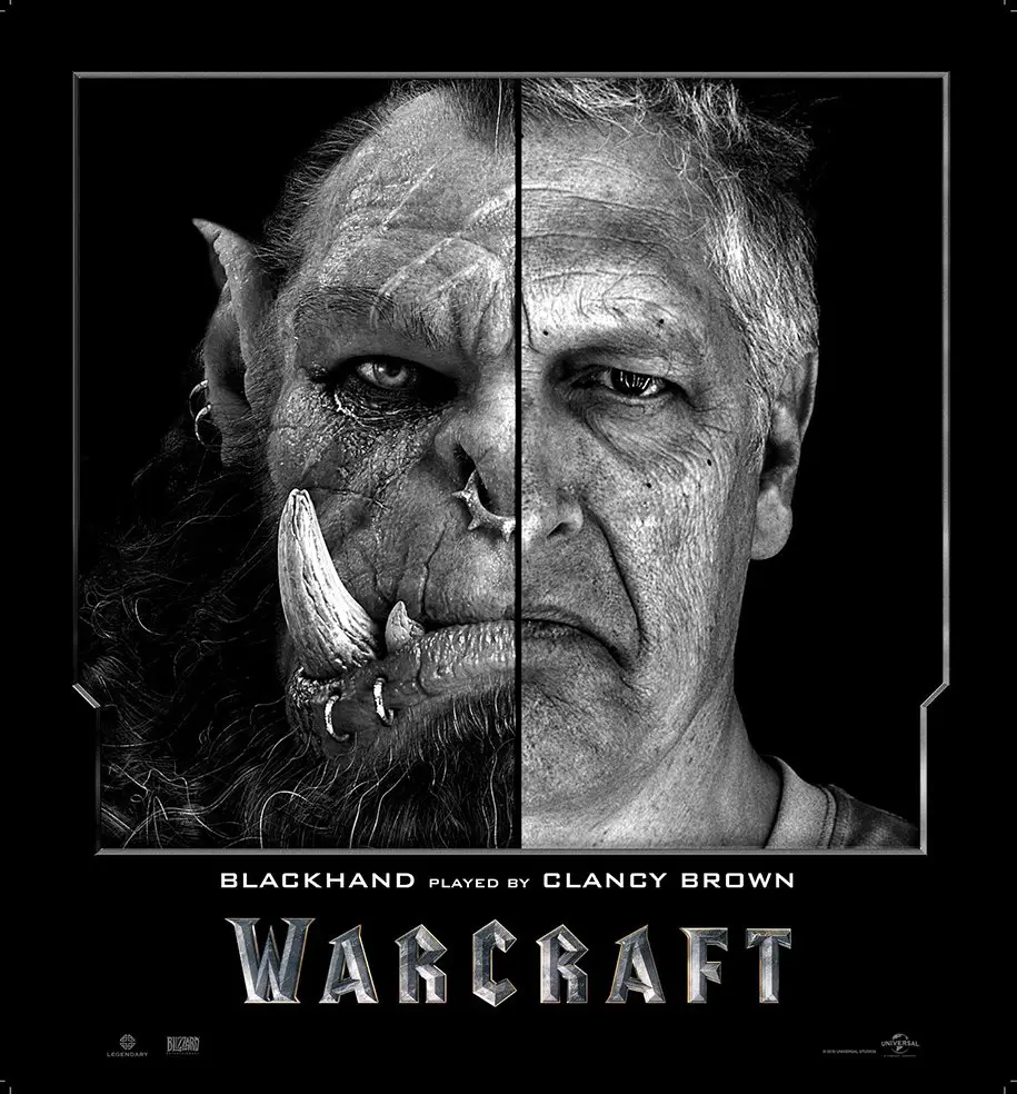 Актеры фильма Warcraft до и после цифровой обработки