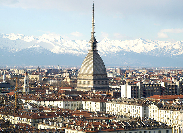 The tower of the Mole Antonelliana in Turin