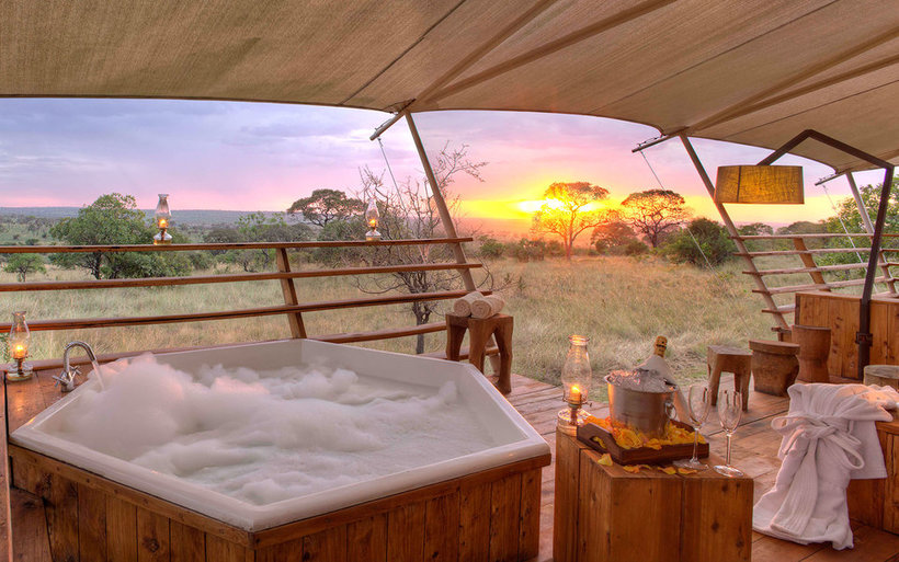 9 places on the planet to enjoy incredible nature without getting out of the bath