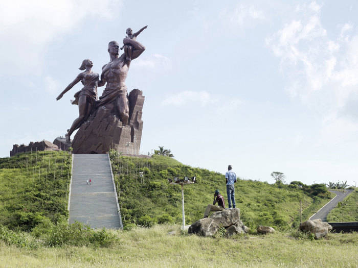 African Renaissance Monument, Dakar, Senegal, 49 meters.