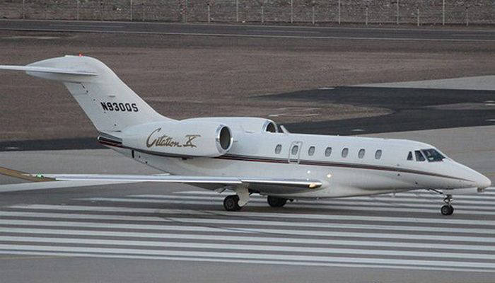 Passenger plane Cessna Citation X.