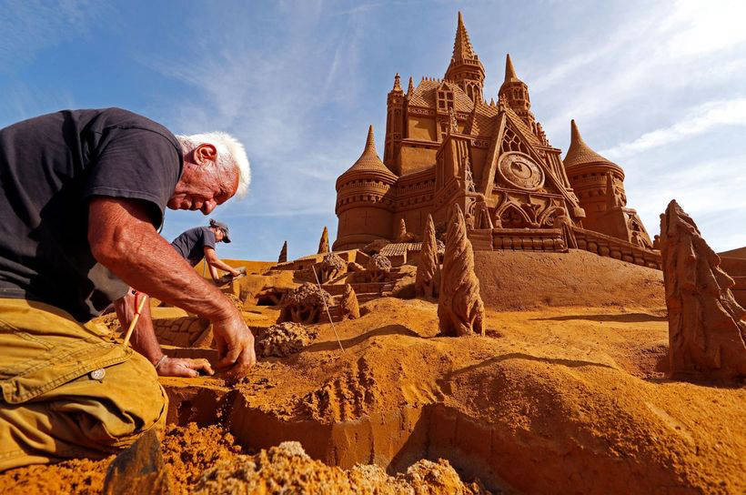 The largest festival of sand sculptures is staggering with its incredible creations