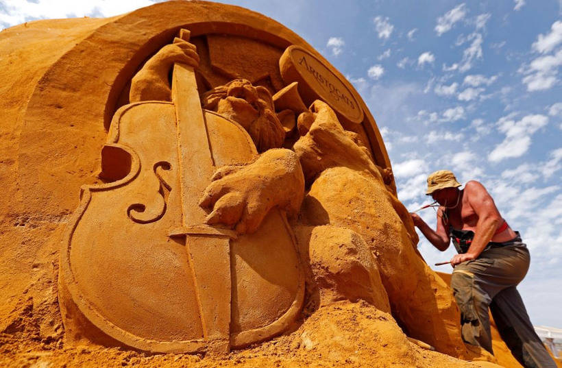 The largest festival of sand sculptures is staggering with its incredible creations