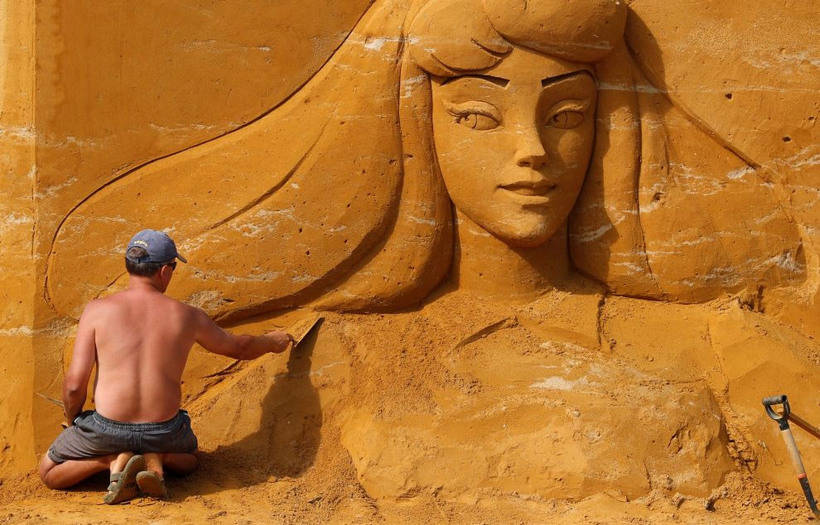 The largest festival of sand sculptures is stunning with its incredible creations