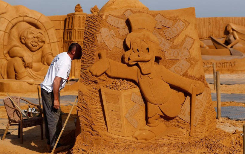 The largest festival of sand sculptures is staggering with its incredible creations
