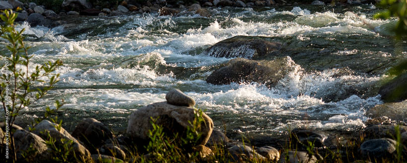 The river valley is one of the most beautiful places on earth