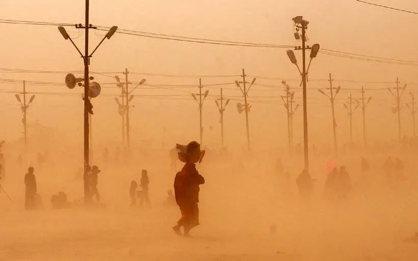 11 фото самых невероятных песчаных бурь, похожих на приближение конца света