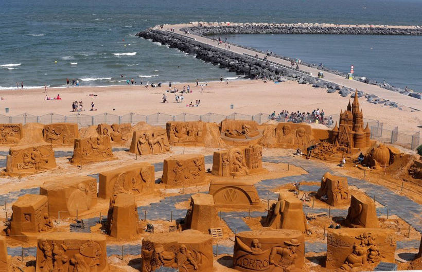 The largest festival of sand sculptures is stunning with its incredible creations