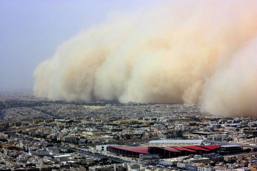 11 photos of the most incredible sandstorms similar to the approach of the end of the world 