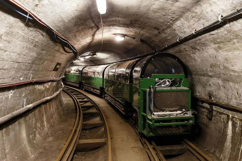 The old underground London postal railway