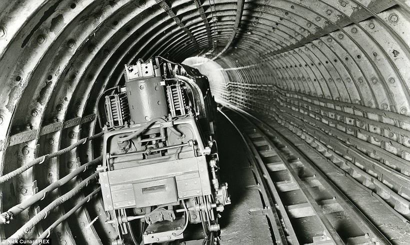 The old underground railway in London