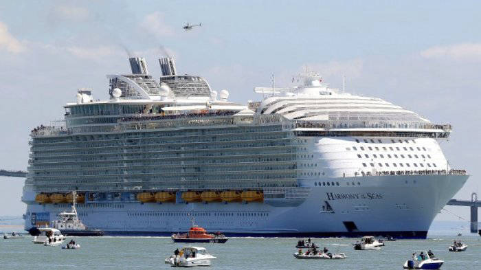 Harmony of the Seas - the largest cruise ship in the world.