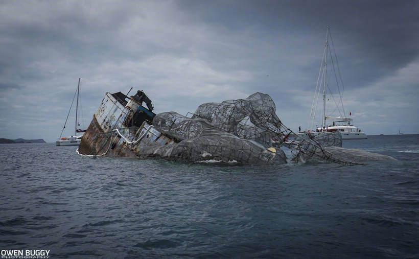 The most incredible artificial coral reef was created in the Caribbean Sea 