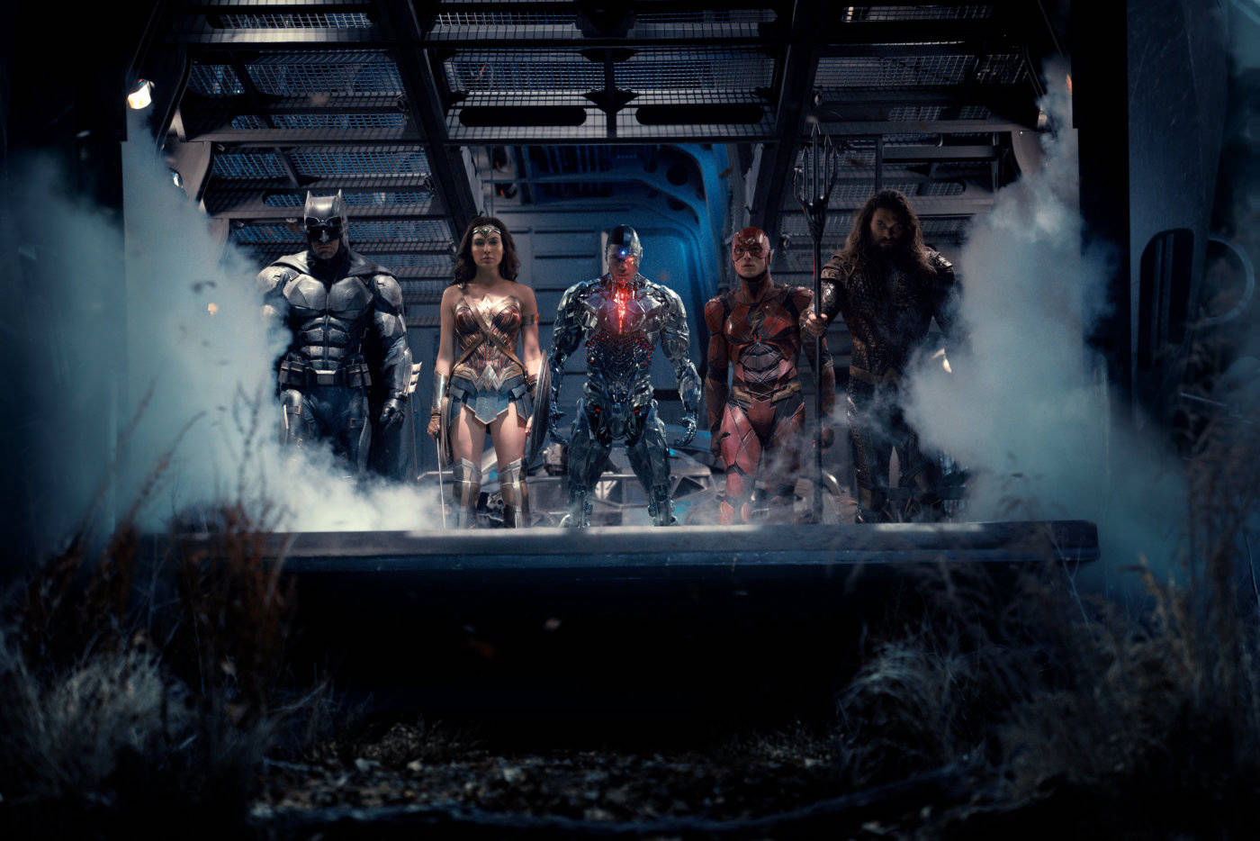Shot from the film Justice League