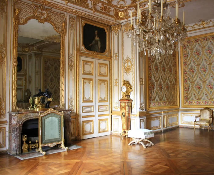 The small King's apartment in Versailles.