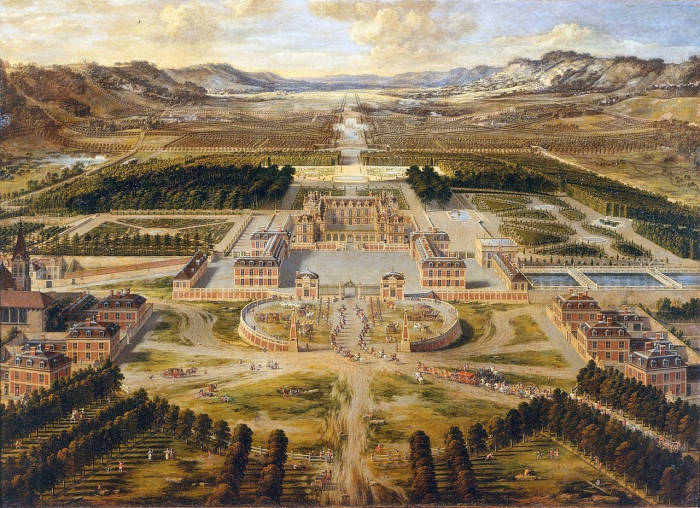 Версальський палац. Pierre Patel, 1668 рік. | Фото: fiveminutehistory.com.