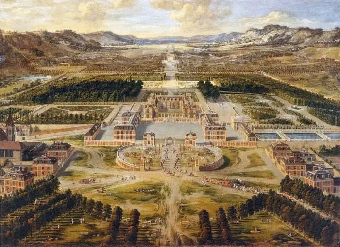 Версальский дворец. Pierre Patel, 1668 год. | Фото: fiveminutehistory.com.