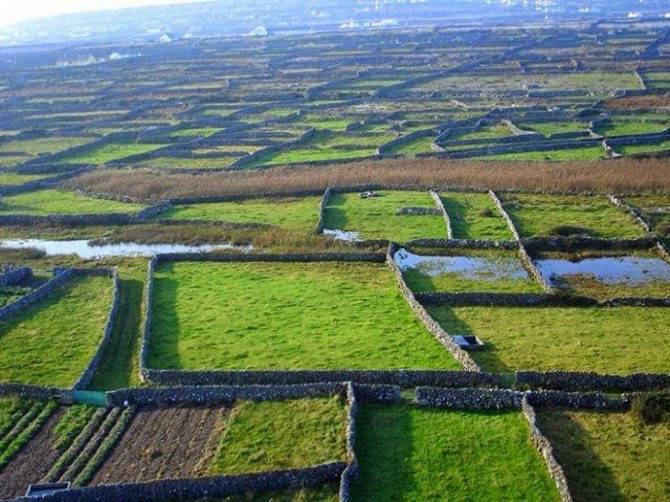 Кам'яні стіни в Ірландії (15 фото)