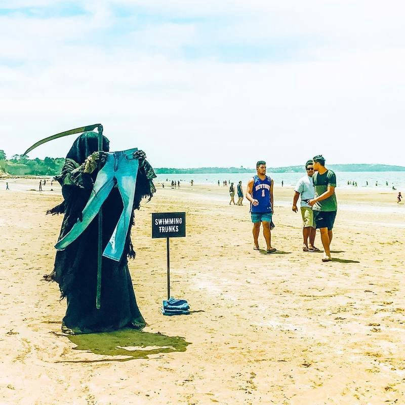 Death with a scythe reminds: be careful in the water! (40 pics)