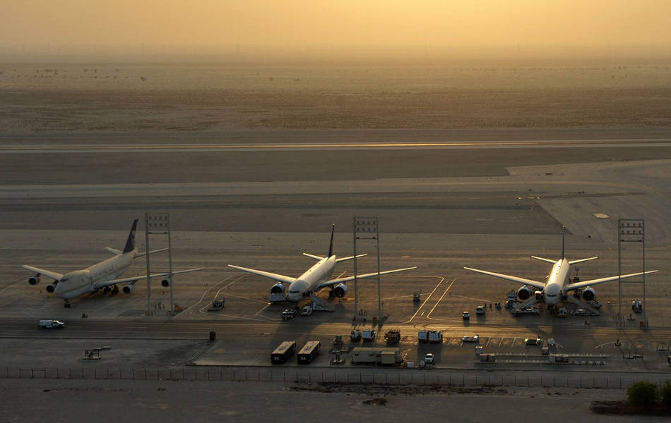 International Airport King Fahd, Saudi Arabia.