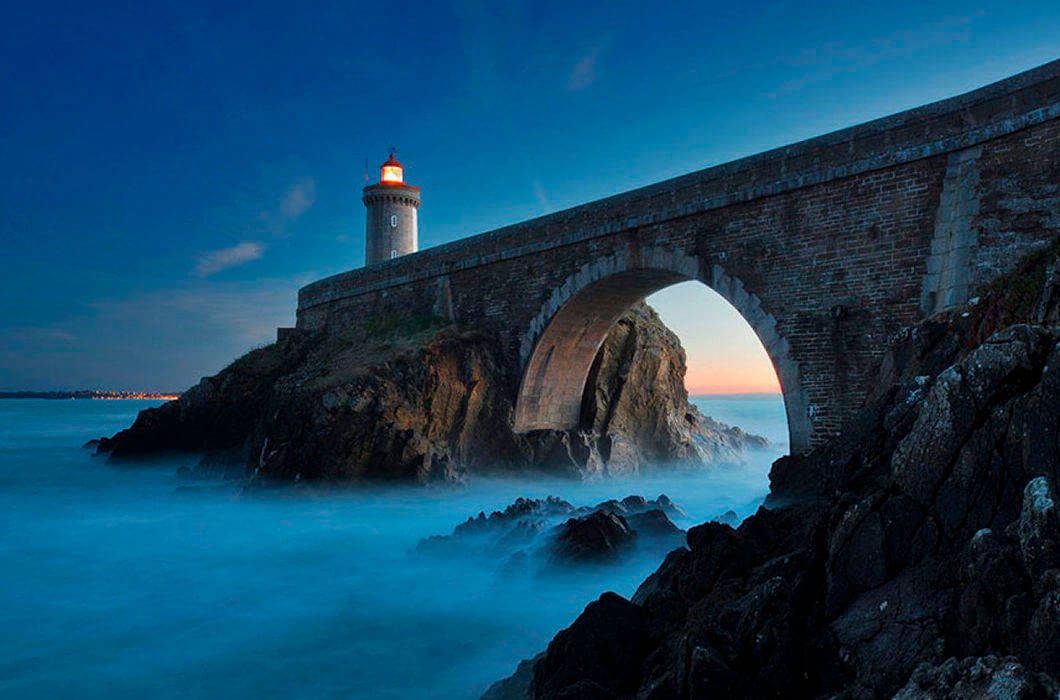Lighthouse Fark de Petit Mina, Brest, France