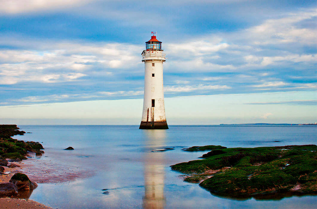 Lighthouse in New Brighton, England