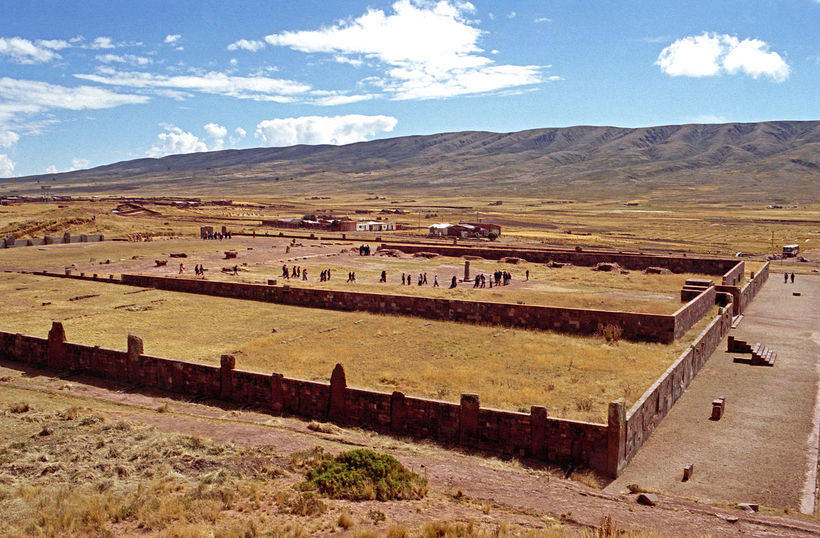 Tiwanaku in the Andes is an ancient seaport at an altitude of 4,000 meters