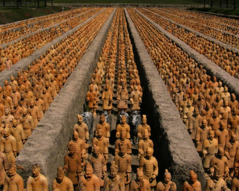 Загадки Терракотовой армии китайского императора Цинь Шихуанди