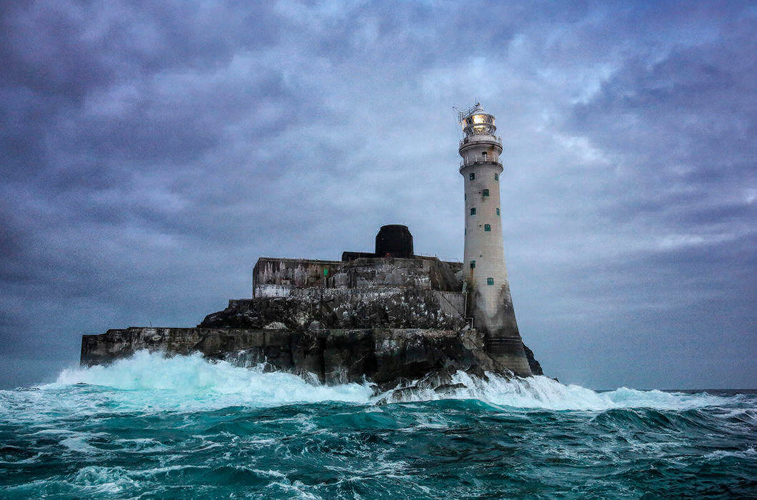 The tallest lighthouse in Ireland Fastnet Rock